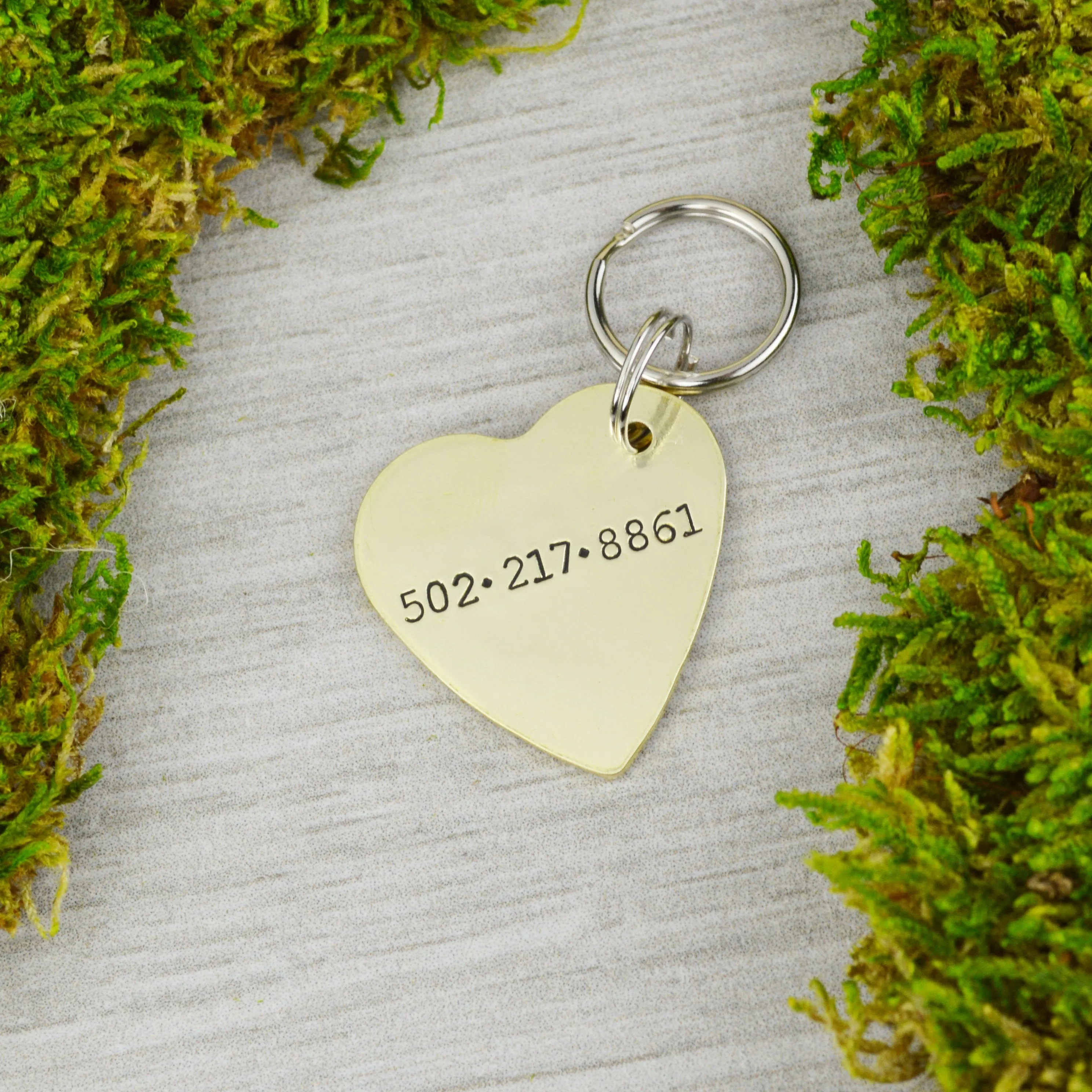Winter Meadow Pet ID Tag