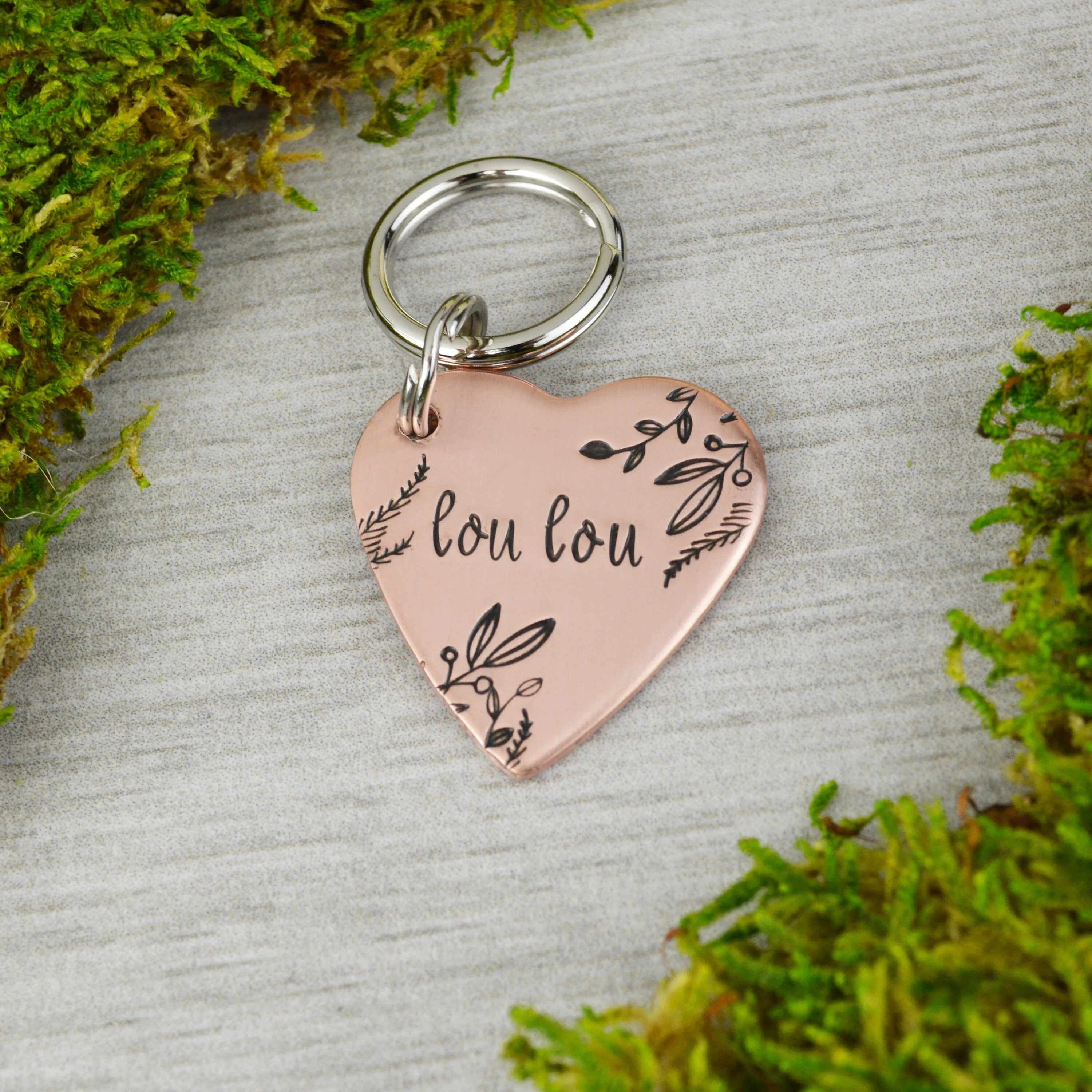 Winter Meadow Pet ID Tag