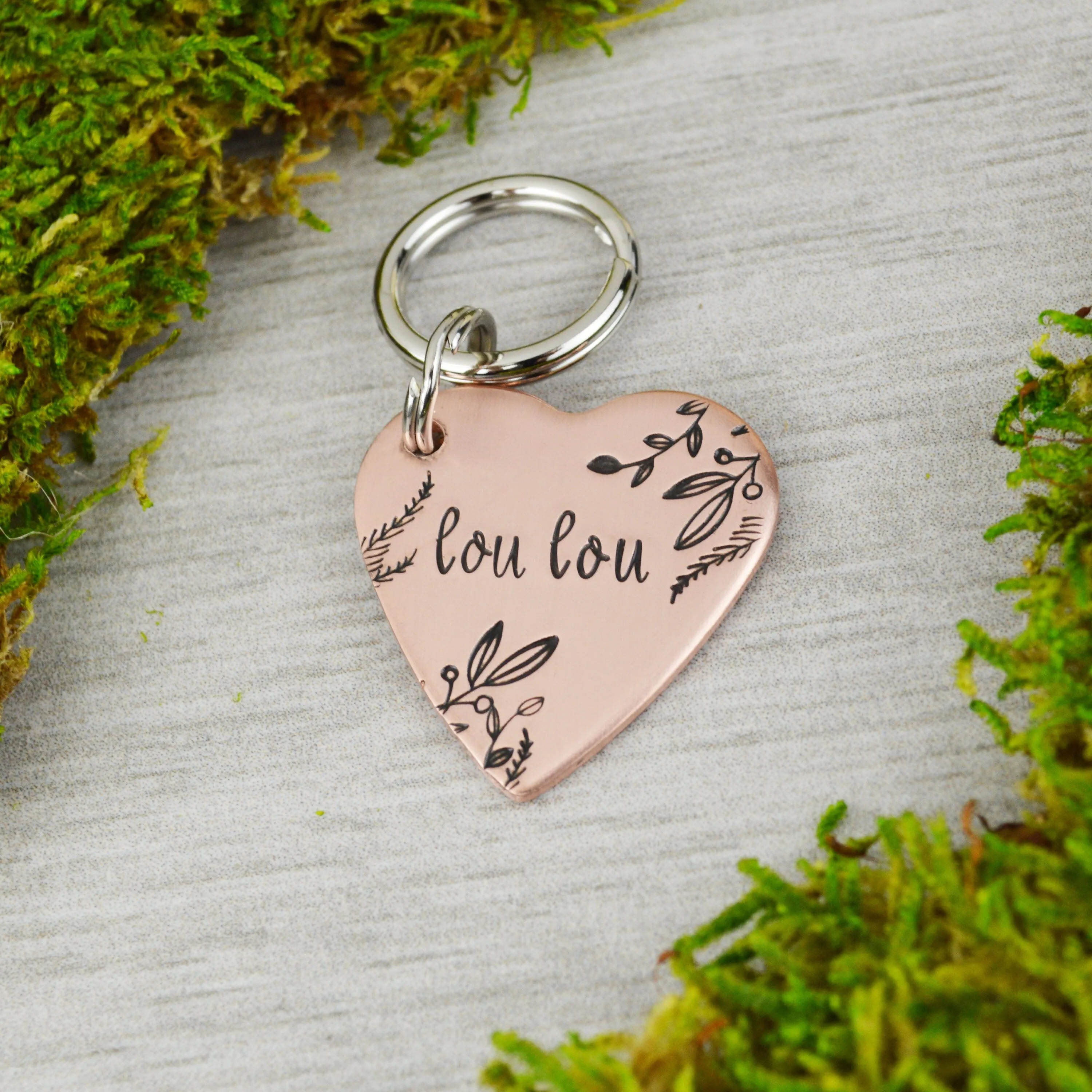 Winter Meadow Pet ID Tag