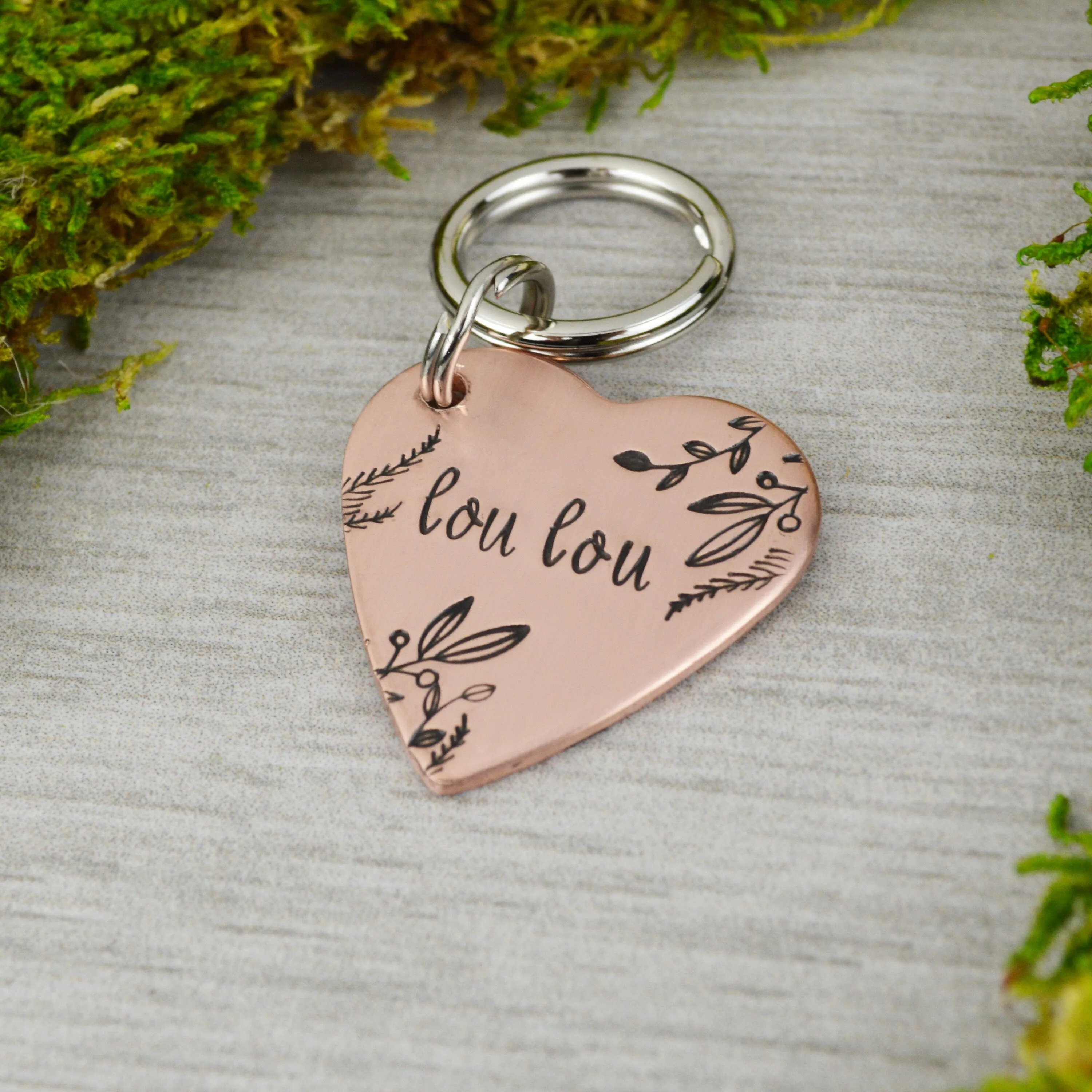 Winter Meadow Pet ID Tag
