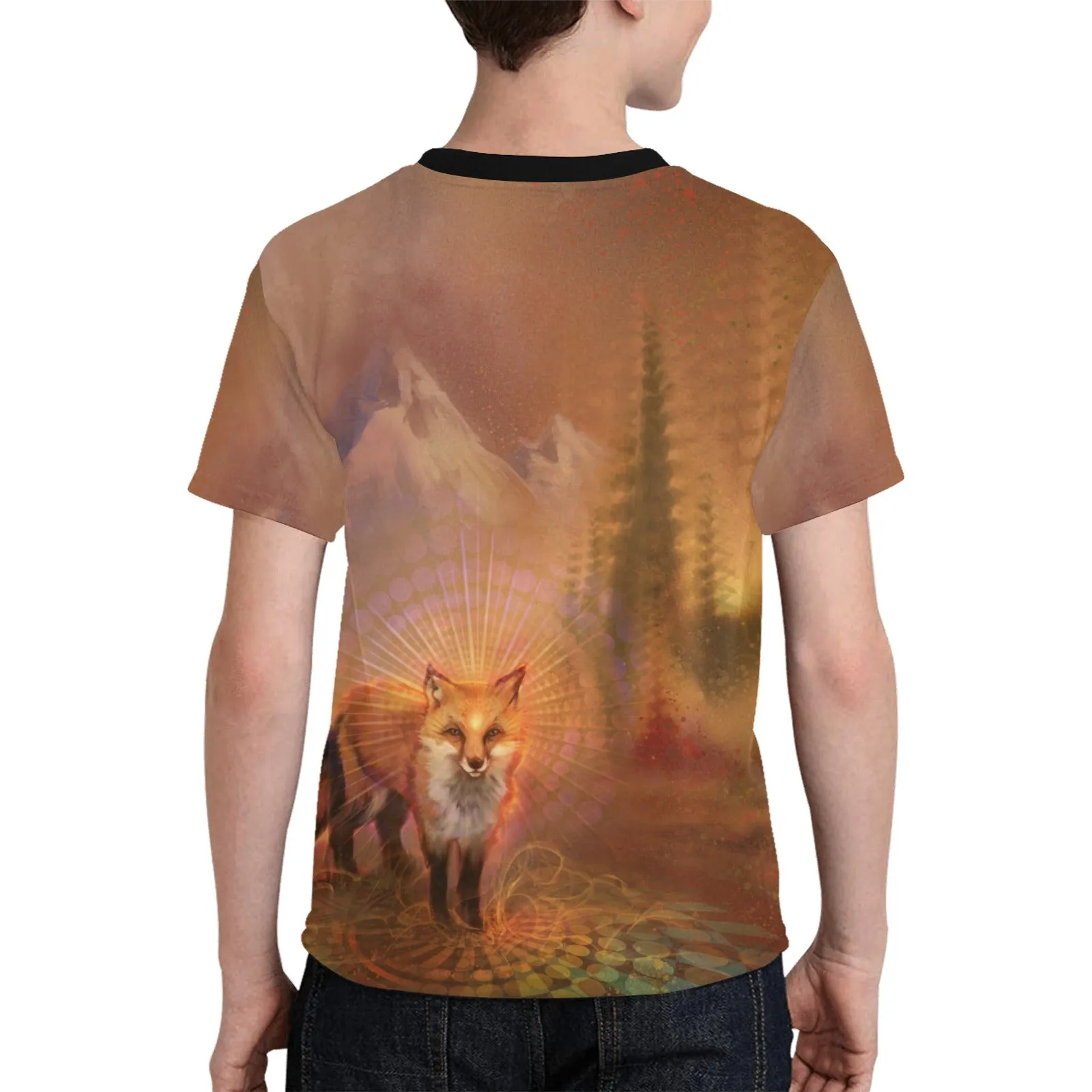 Wise Fox Kids T-shirt AOP