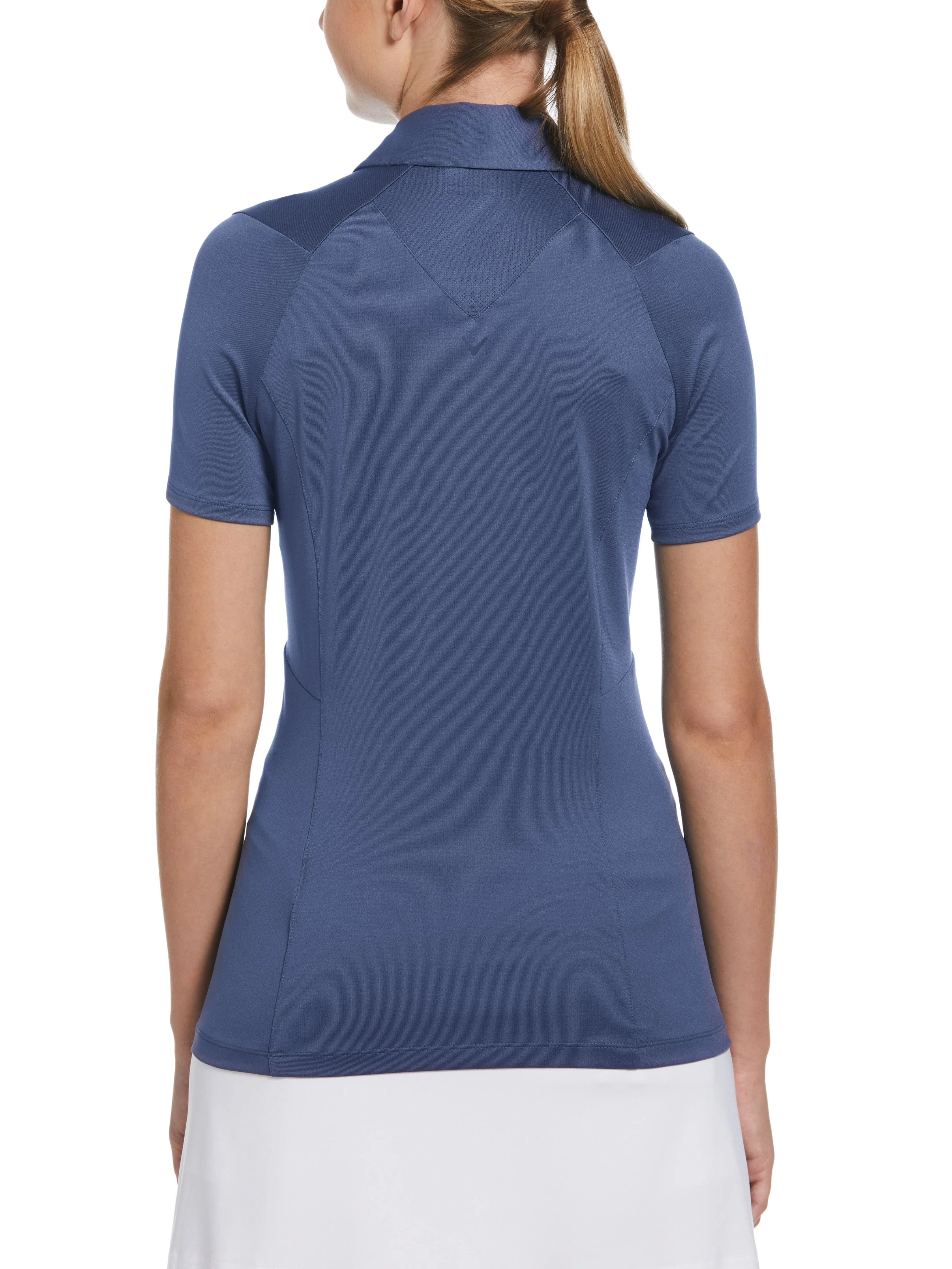 Women's Color Block Polo Top