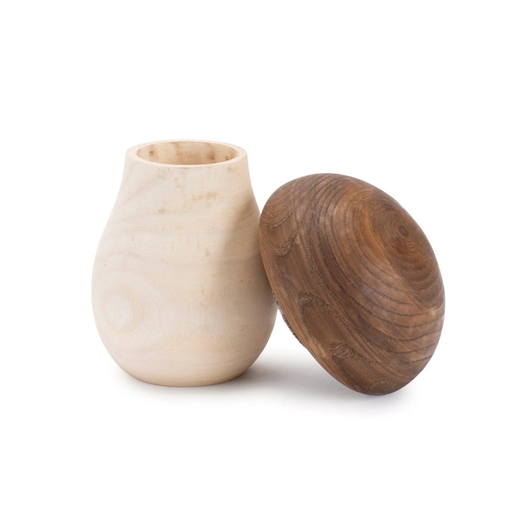 Wood Mushroom Box Decor (Set of 2)