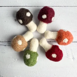 Woodland Felt Mini Mushrooms