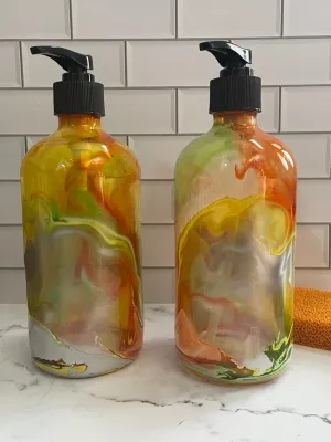 Yellow, Orange & Green Dispenser