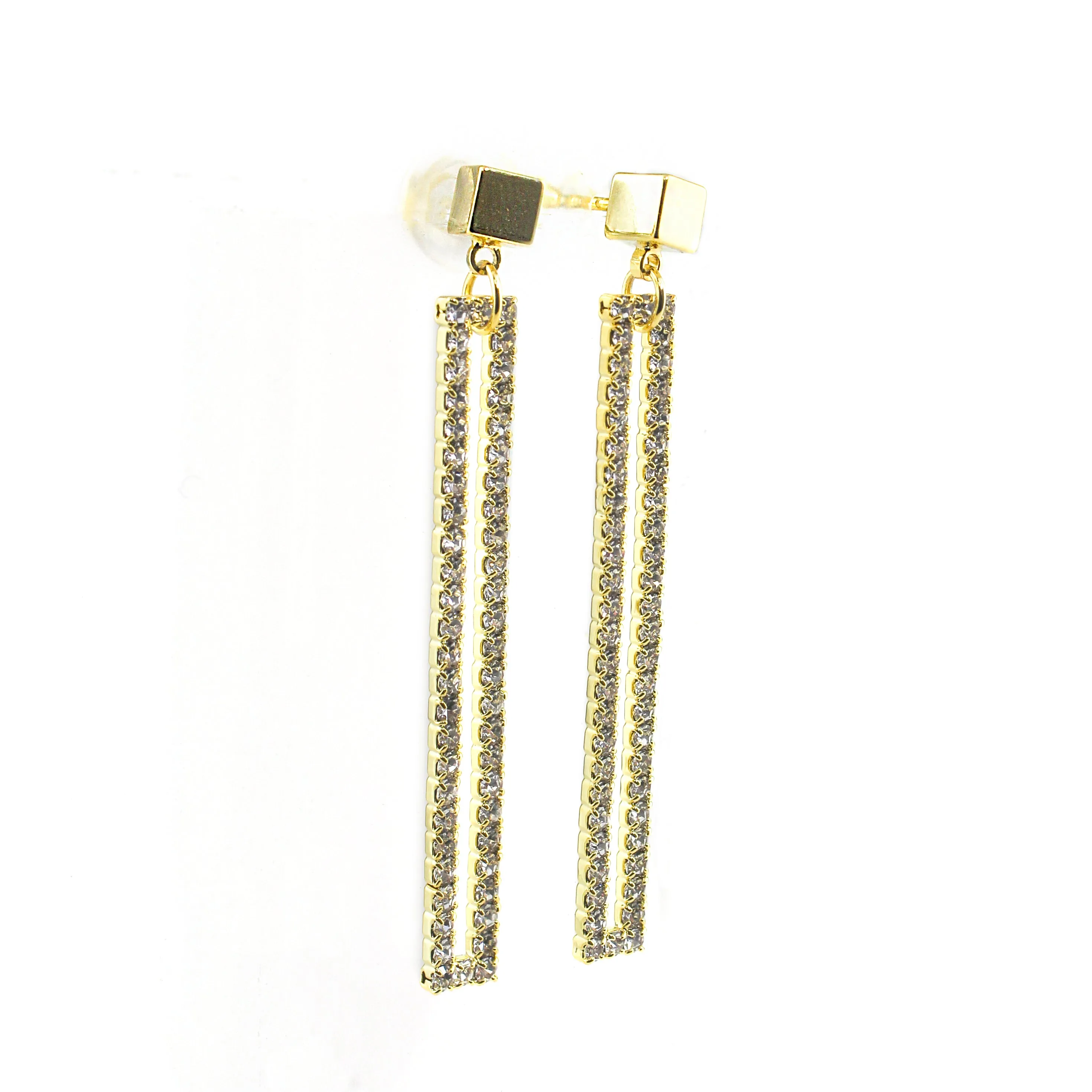 Zipper Gold Earring