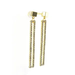 Zipper Gold Earring